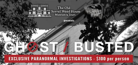 Ghost Busted Paranormal Investigation — Official Guides Of Savannah