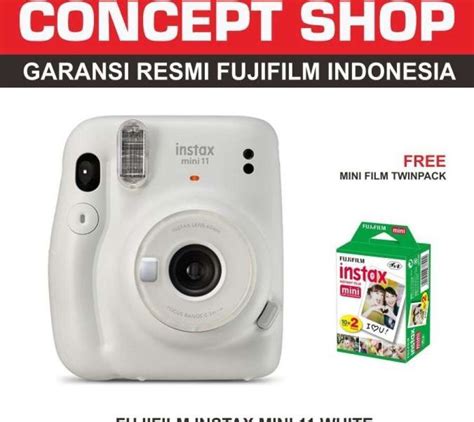 Jual Fujifilm Instax Mini 11 White. Mini11 + Paper Mini Film Ready Kak ...