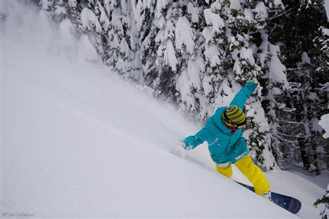 Snowboarding Sierra at Tahoe South Lake Tahoe California USA