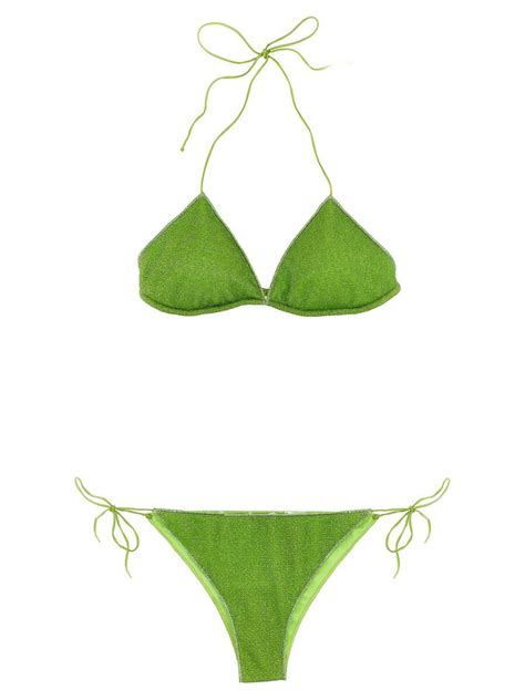 Oseree Green Bikini Briefs Products Editorialist