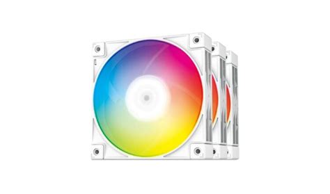 Комплект вентиляторов для корпуса Deepcool FC120 WHITE-3 IN 1 RGB PWM ...