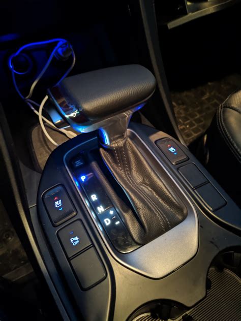 Ручка АКПП — Hyundai Santa Fe (3G), 2,4 л, 2014 года | стайлинг | DRIVE2