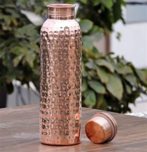 Pure Hammered Copper Yoga Water Bottle 950ml At Rs 699 Piece Copper