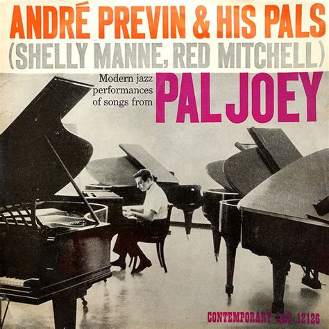 André Previn His Pals Modern Jazz Performances Of Songs From Pal