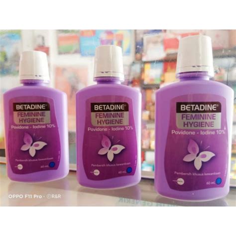 Betadine Feminine Hygiene 60 Ml Dengan Kemasan Baru Antiseptik