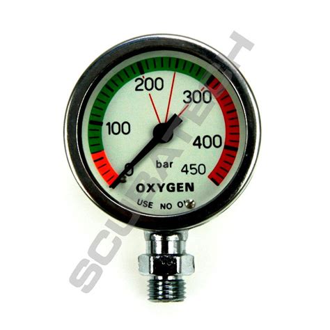 Spg S Tech O Bar Mm Chrome Gauge Only Dive Systems