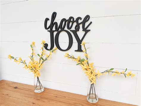 Choose Joy Wall Sign Choose Joy Wooden Sign Choose Joy | Etsy