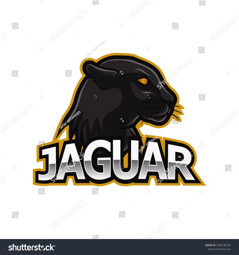 Jaguar Head Illustration Stock Vector Royalty Free 1283186752