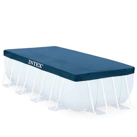 Telo Copertura Piscine Intex 28037 Universale Fuori Terra Rettangolare