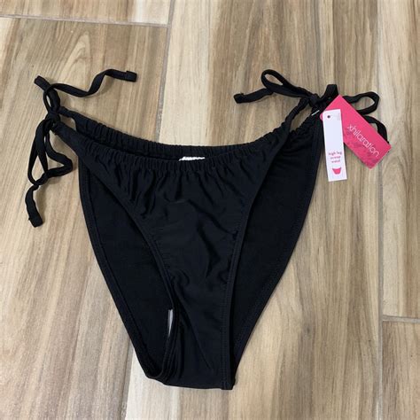 Xhilaration Women S Black Bikini And Tankini Bottoms Depop