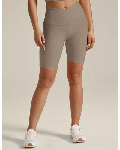 Natural Beyond Yoga Shorts For Women Lyst