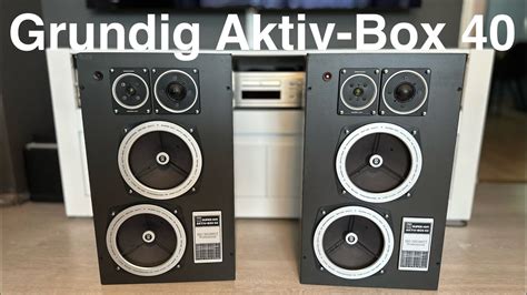 Grundig Super Hifi Aktiv Box Demo Youtube