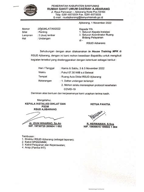 Undangan Iht Mfk Pdf