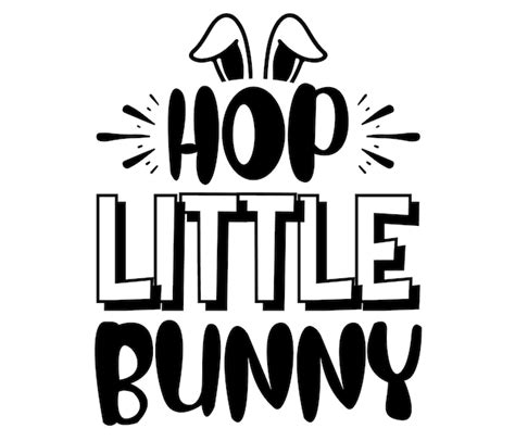 Premium Vector | A black and white illustration of a bunny with bunny ...