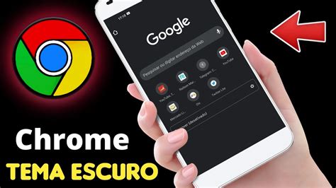 Como Ativar O TEMA ESCURO No Google Chrome Pelo Celular Android YouTube