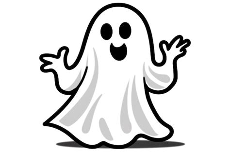 Halloween Ghost Vector Art Png Happy Halloween White Ghost 3916056
