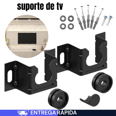 Suporte Fixo Para Televisão - Suporte Universal Fixo Para Televisão e Monitor Smart TV LED LCD 4K ...