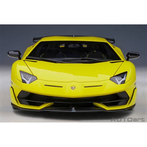 Autoart Lamborghini Aventador Svj Giallo Tenerife Model Universe