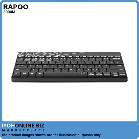 Rapoo 8000M 2 4G Wireless Multi Mode Keyboard Mouse