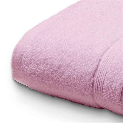 Serviette De Bain Grande Taille Coton 90 X 150 Cm Uni Poudre De Lilas