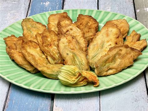 Italian Ricotta Stuffed Zucchini Blossoms Recipe — Chef Denise