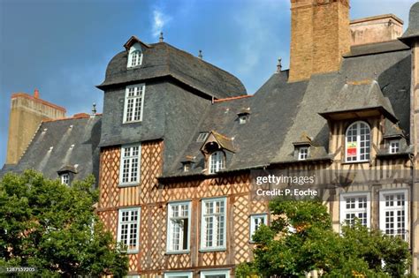 Rennes Woodframed House Seventeenthcentury Place Des Lices Photo ...