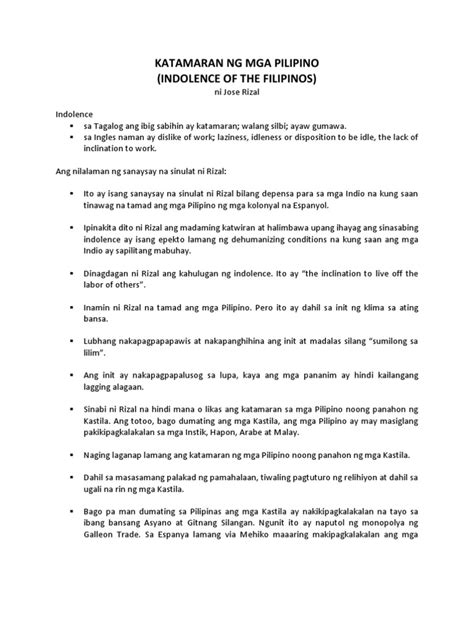 Ang Katamaran Ng Mga Pilipino