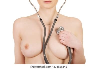 Nude Woman Wearing Stethoscope Stock Photo 369442976 Shutterstock
