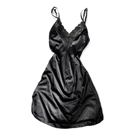 Vintage Dresses Vintage Black Lace Lingerie Slip Dress Poshmark