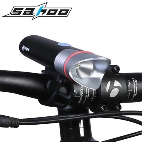 Sahoo Lumen Usb Rechargeable Bicycle Light Led Road Mtb Bike Light