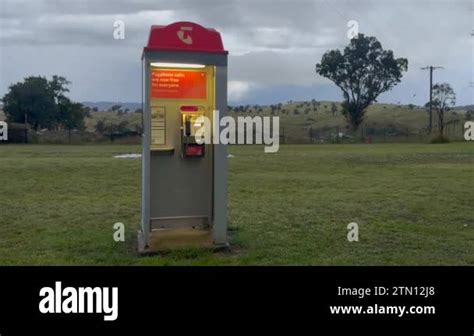 Telecom Phone Booth In Remote Location In Australiatelecom Is