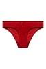 Buy Low Waist Bikini Panty In Red With Sheer Back Online India Best Prices COD Clovia