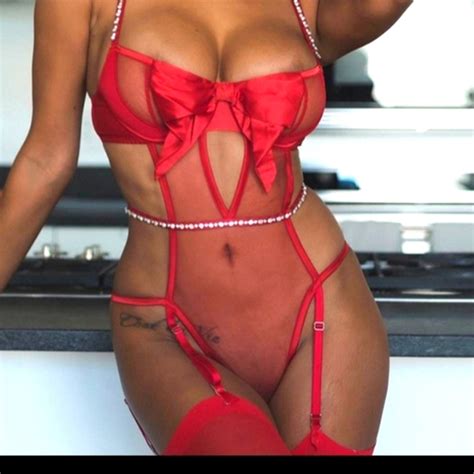 None Intimates Sleepwear New Womens Sexy Valentines Red Teddy Lingerie Poshmark