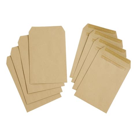 Star Value Envelope C Pocket Self Seal Gsm Plain Manilla Pack