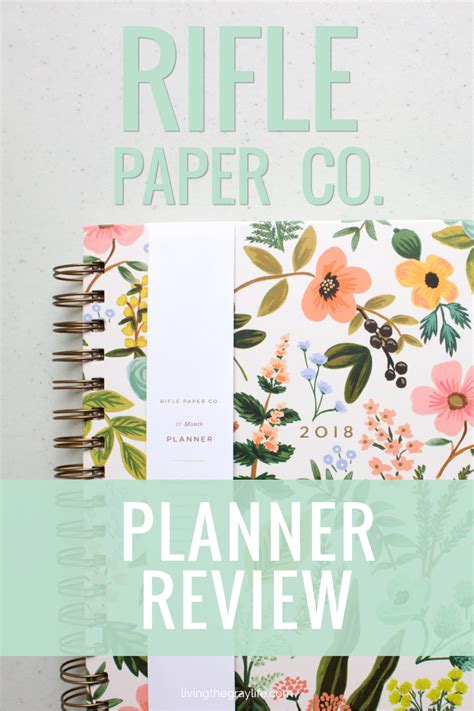 The Rifle Paper Co Planner Living The Gray Life