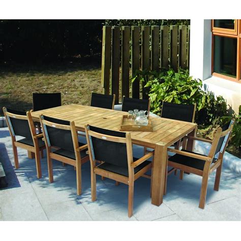 Royal Teak Compass Outdoor Dining Set For 10 Rt Compass Set1