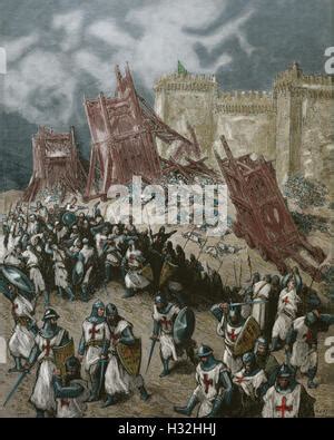 First Crusade Siege Of Jerusalem 1099 Godfrey Of Bouillon Enters