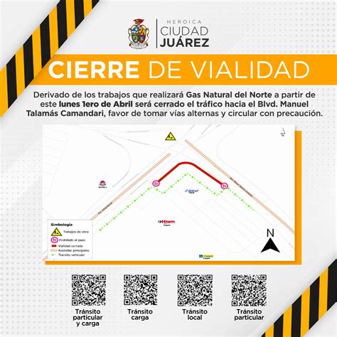 Anuncian cierre de vialidad por obra de distribuidor vial Talamás