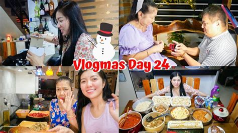 Vlogmas Day 24 Ano Ang T Ni Jowa May Nag Propose Handa Sa