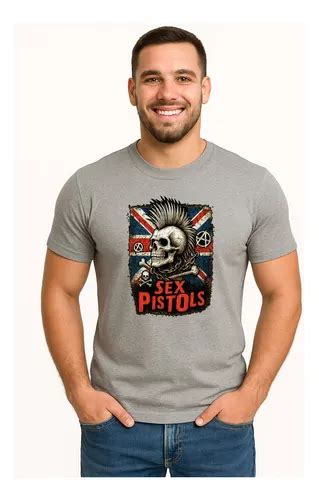 Camiseta Unissex Banda Sex Pistols Punk Rock Anos Designe Parcelamento Sem Juros