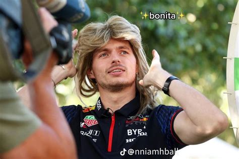 I Think Max Feels Bonita Max Verstappen Long Blonde Hair Blonde