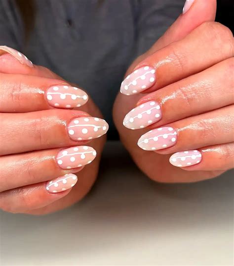 16 Cute Nude Polka Dot Nails Ideas You Ll Love