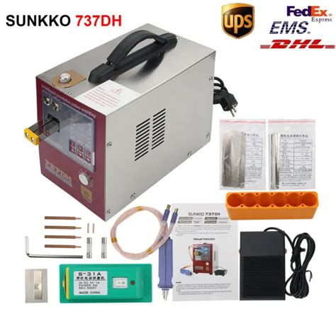 SUNKKO 737DH MINI Battery Spot Welder Welding Machine For 18650 Battery ...