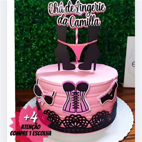 Arquivo De Corte Topo De Bolo Ch De Lingerie Elo