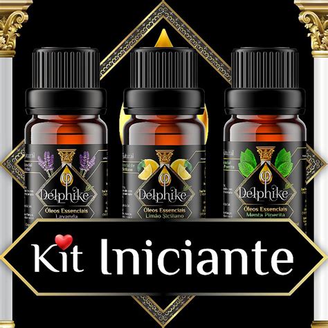 Kit Iniciante X Oes Delphik Lavanda Lim O Menta Delphik