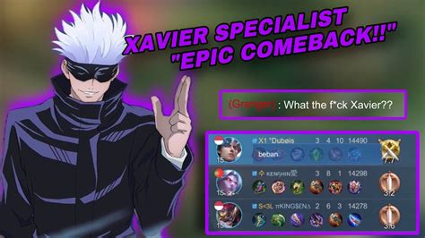 Epic Comeback Xavier Hero Paling Cocok Buat Posisi Kalah Mobile