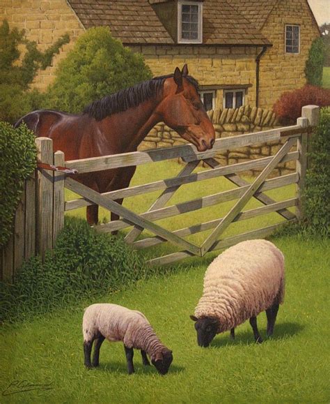 Philip Gerrard Farm Animal Paintings Farm Art Farm Animals