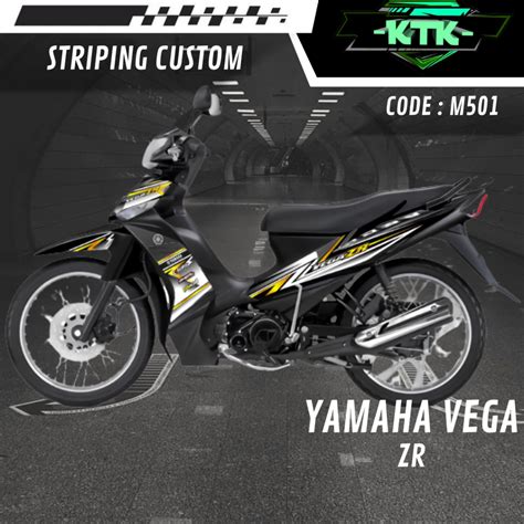 Jual Lis Stiker Striping Yamaha Vega Zr M Tahun