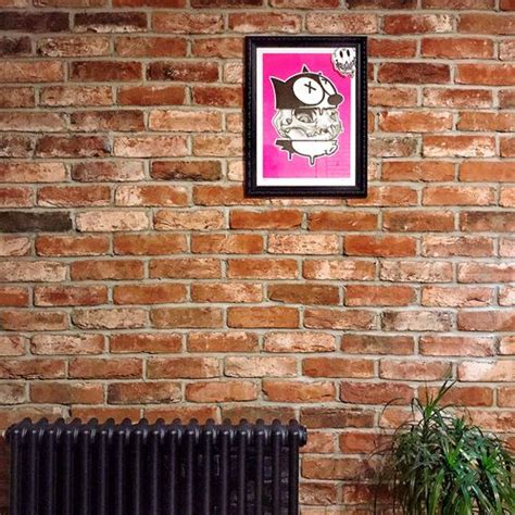 Classic Red Blend 4 Textured Brick Slip Wall And Floor Tile 215mm X