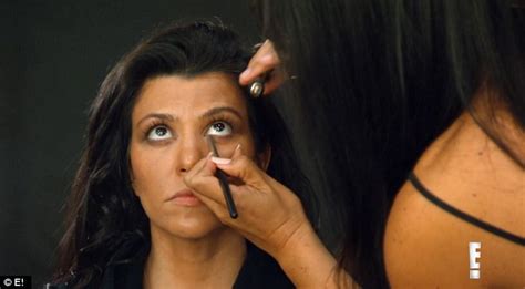 Kourtney Kardashian Takes KUWTK Behind The Scenes Of Nude Shoot Daily Mail Online